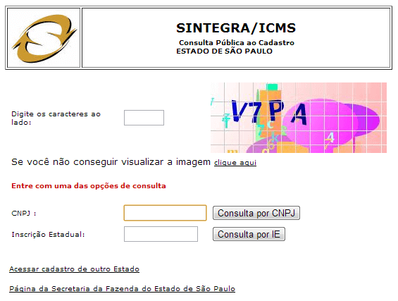 Sintegra Saiba o que é e como acessar Internet Dicas